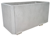 Betonový květináč prostý beton