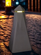 Sloupek s odrazkou v noci svítí jako opravdový maják