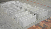 Betonový květináč hladký beton, 80 x 30 x 35 cm (d x š x v)