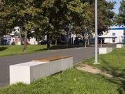 Betonové lavičky bez opěradel